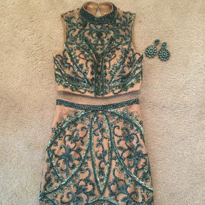 Sherri Hill Two Piece Cocktail Dress